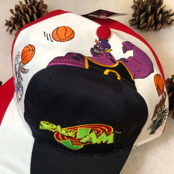 Vintage Deadstock NWT 1996 Space Jam Highway Twill Snapback Hat