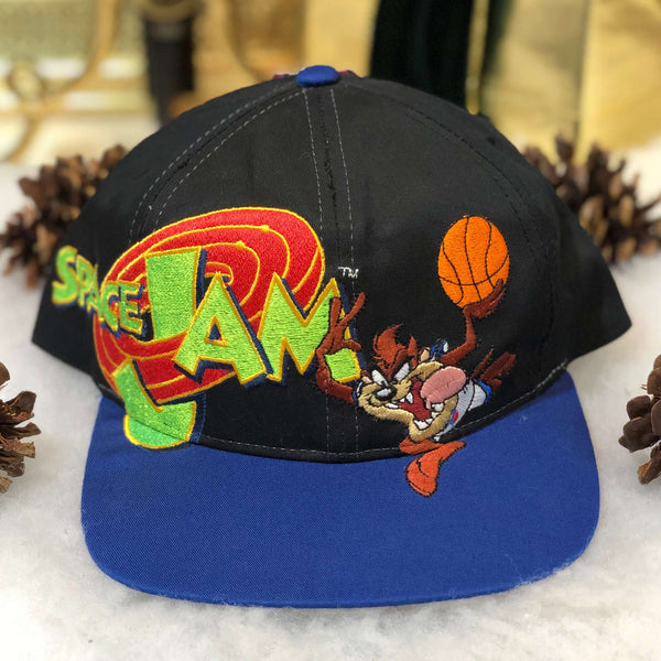 Vintage Deadstock NWT 1996 Space Jam Taz Twill Snapback Hat