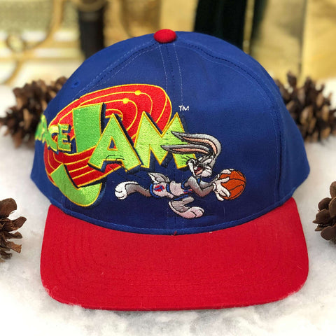 Vintage Deadstock NWT 1996 Space Jam Bugs Bunny Twill Snapback Hat