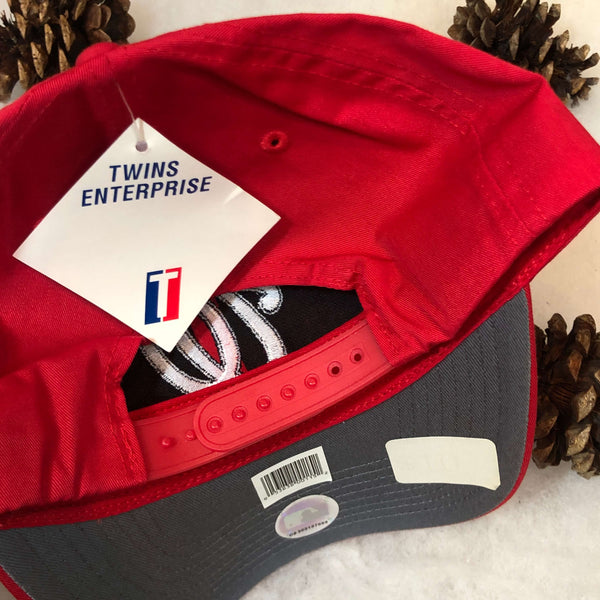 Vintage Deadstock NWT MLB Washington Nationals Twins Enterprise Twill Snapback Hat