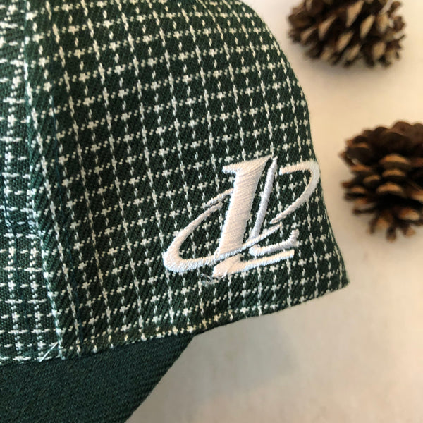 Vintage Deadstock NWT Logo Athletic NBA Seattle Supersonics Checkered Plaid Velcro Hat