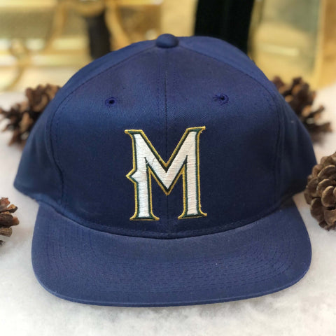 Vintage Deadstock NWOT MLB Milwaukee Brewers Outdoor Cap Twill Snapback Hat