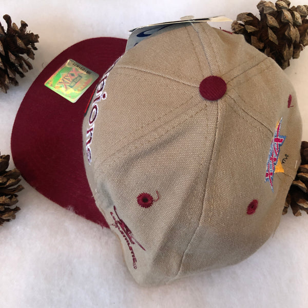 Vintage Deadstock NWT Logo Athletic NFL Super Bowl XXIX Champions San Francisco 49ers Snapback Hat