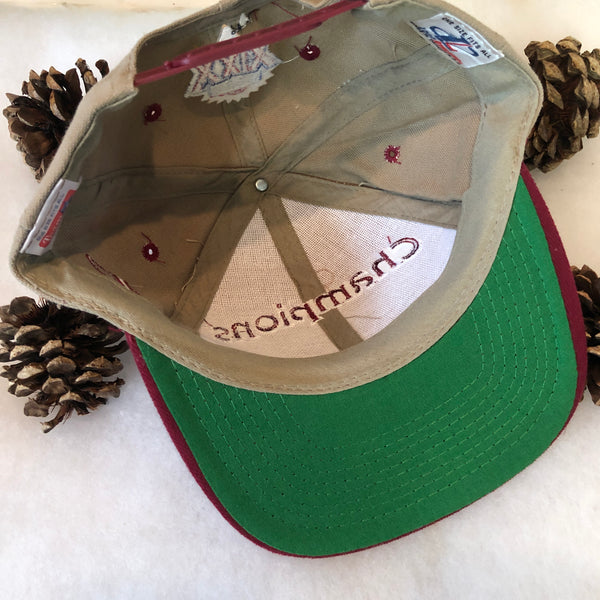 Vintage Deadstock NWT Logo Athletic NFL Super Bowl XXIX Champions San Francisco 49ers Snapback Hat