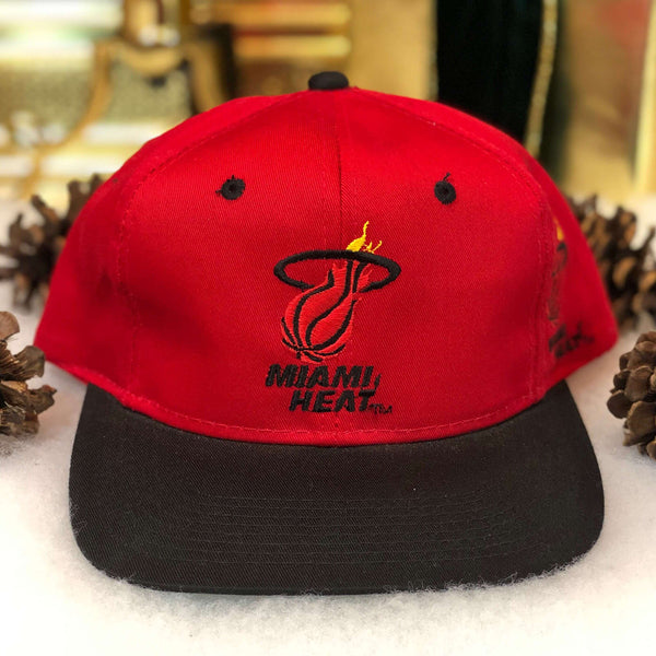 Vintage Deadstock NWOT NBA Miami Heat The G Cap Twill Snapback Hat