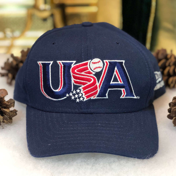 Vintage Deadstock NWOT USA Olympic Baseball New Era Snapback Hat