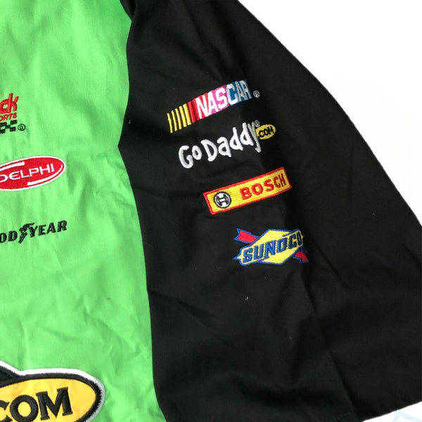 Vintage Deadstock NWT NASCAR GoDaddy.com Mark Martin Pit Crew Button Up Shirt (XXL)