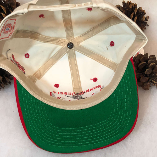 Vintage Deadstock NWT NCAA UNLV Runnin' Rebels Cardinal Cap Twill Snapback Hat