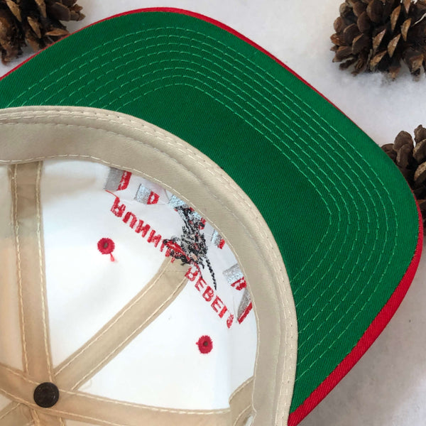 Vintage Deadstock NWT NCAA UNLV Runnin' Rebels Cardinal Cap Twill Snapback Hat