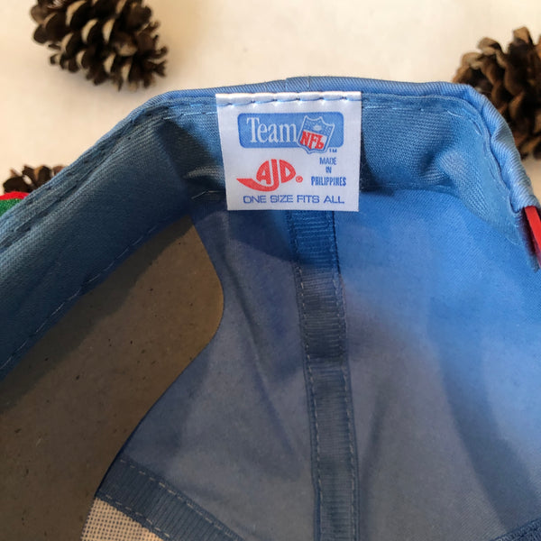 Vintage Deadstock NWT AJD NFL Houston Oilers Burst Snapback Hat