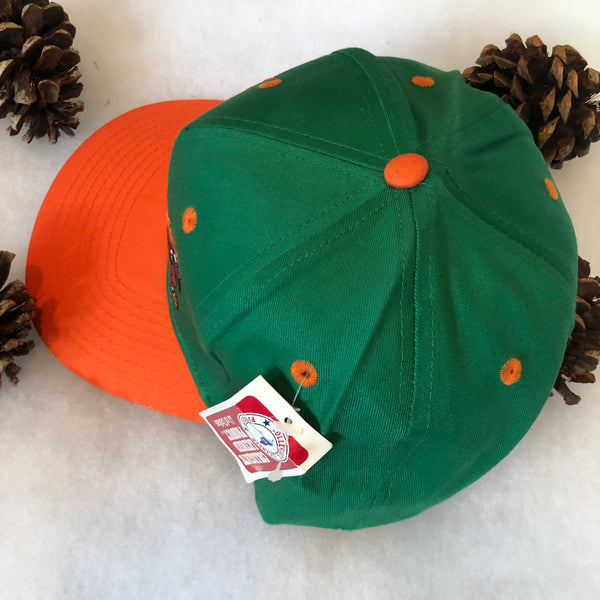 Vintage Deadstock NWT NCAA Miami Hurricanes Snapback Hat