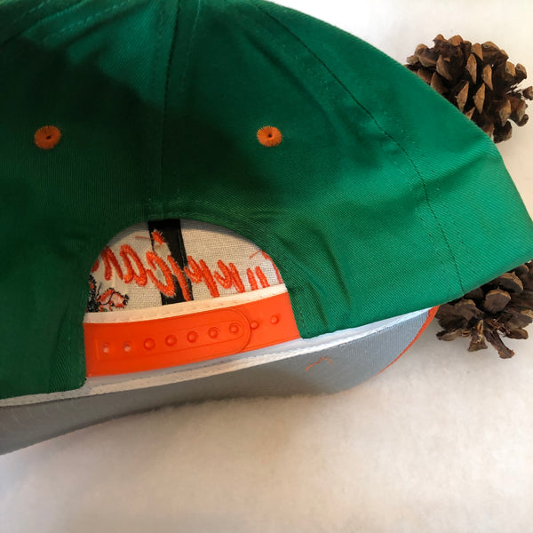 Vintage Deadstock NWT NCAA Miami Hurricanes Snapback Hat