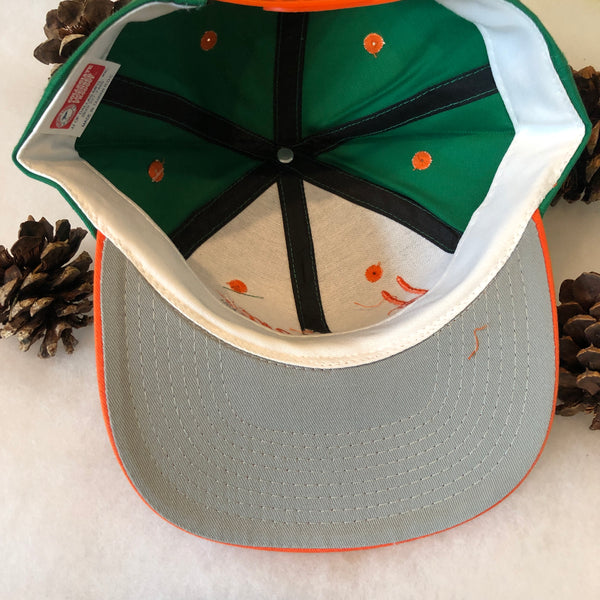 Vintage Deadstock NWT NCAA Miami Hurricanes Snapback Hat