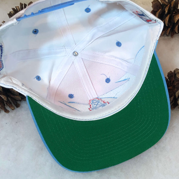 Vintage Deadstock NWT NFL Houston Oilers Logo Athletic Sharktooth Snapback Hat
