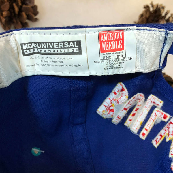 Vintage Deadstock NWT 1993 Bullwinkle American Needle Blockhead Twill Snapback Hat