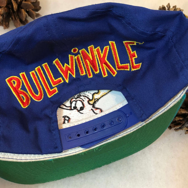 Vintage Deadstock NWT 1993 Bullwinkle American Needle Blockhead Twill Snapback Hat