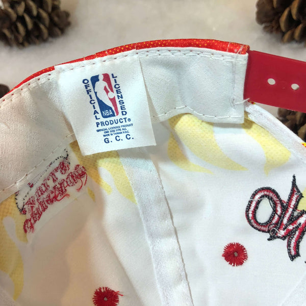 Vintage Deadstock NWT NBA Chicago Bulls On Fire *YOUTH* Snapback Hat