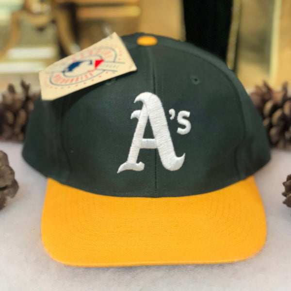 Vintage Deadstock NWT MLB Oakland Athletics Logo 7 *YOUTH* Twill Snapback Hat