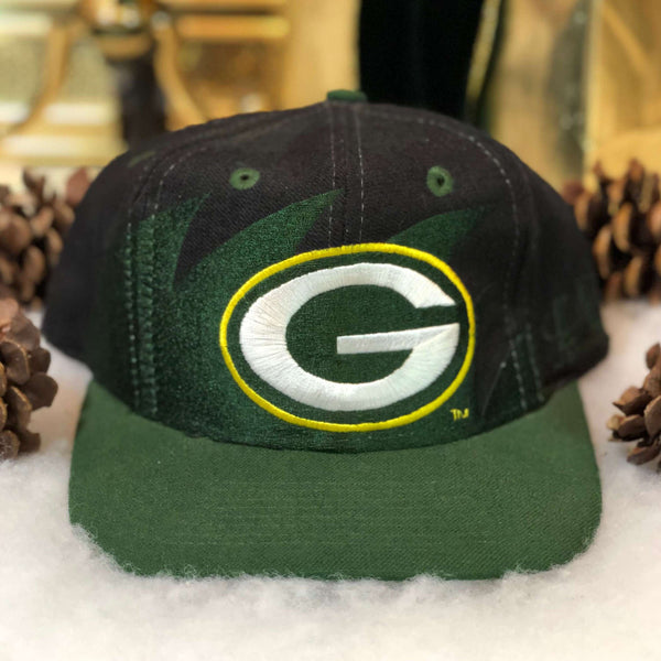 Vintage Deadstock NWOT NFL Green Bay Packers Logo Athletic Sharktooth Snapback Hat