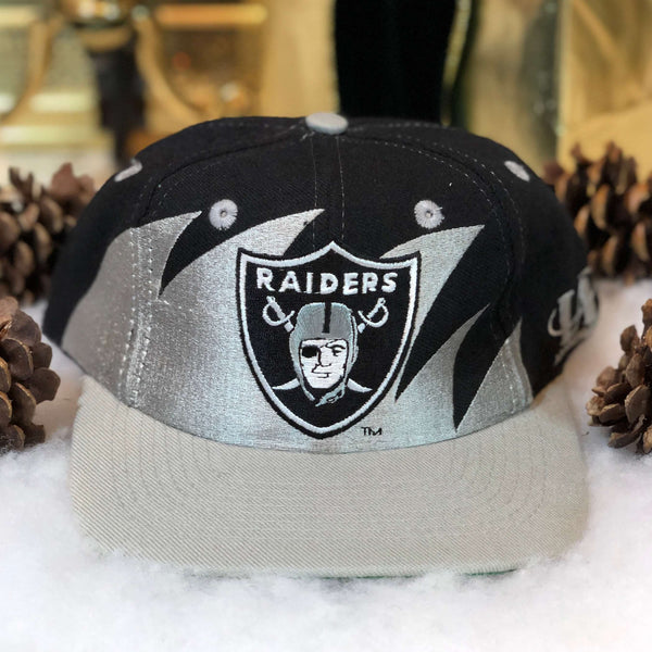 Vintage Deadstock NWOT NFL Los Angeles Raiders Sharktooth Snapback Hat