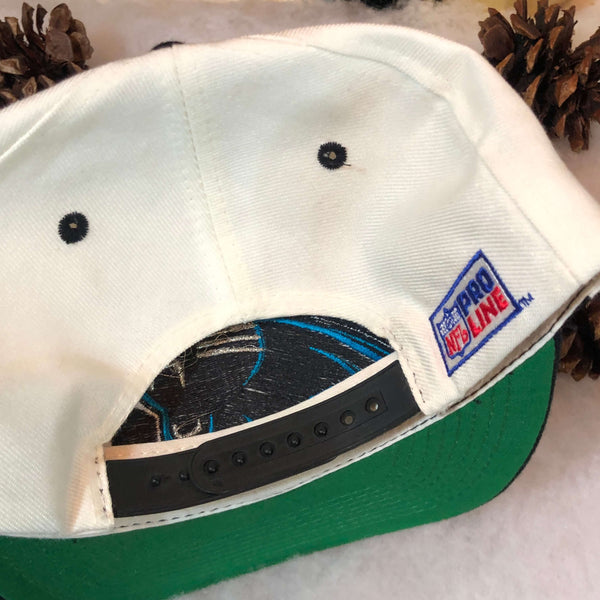 Vintage Deadstock NWOT NFL Carolina Panthers Logo Athletic Snapback Hat