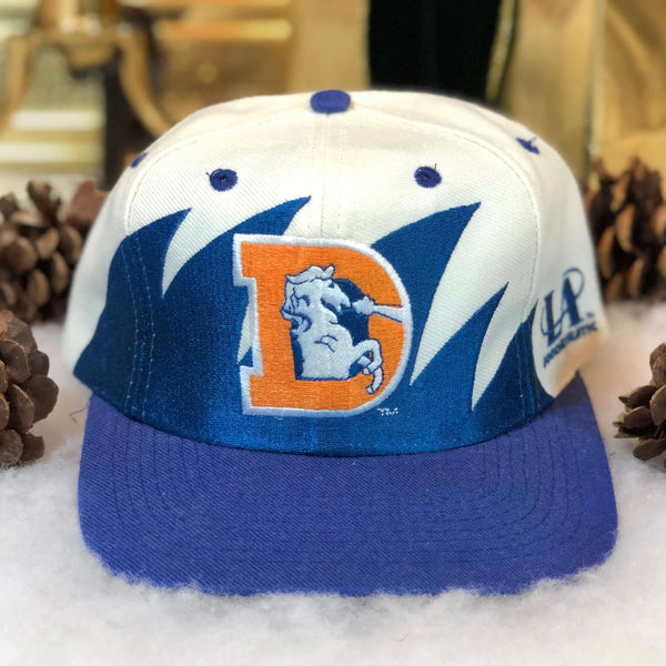 Vintage Deadstock NWOT NFL Denver Broncos Logo Athletic Sharktooth Snapback Hat