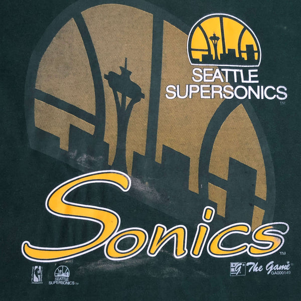 Vintage NBA Seattle Supersonics The Game T-Shirt (L)
