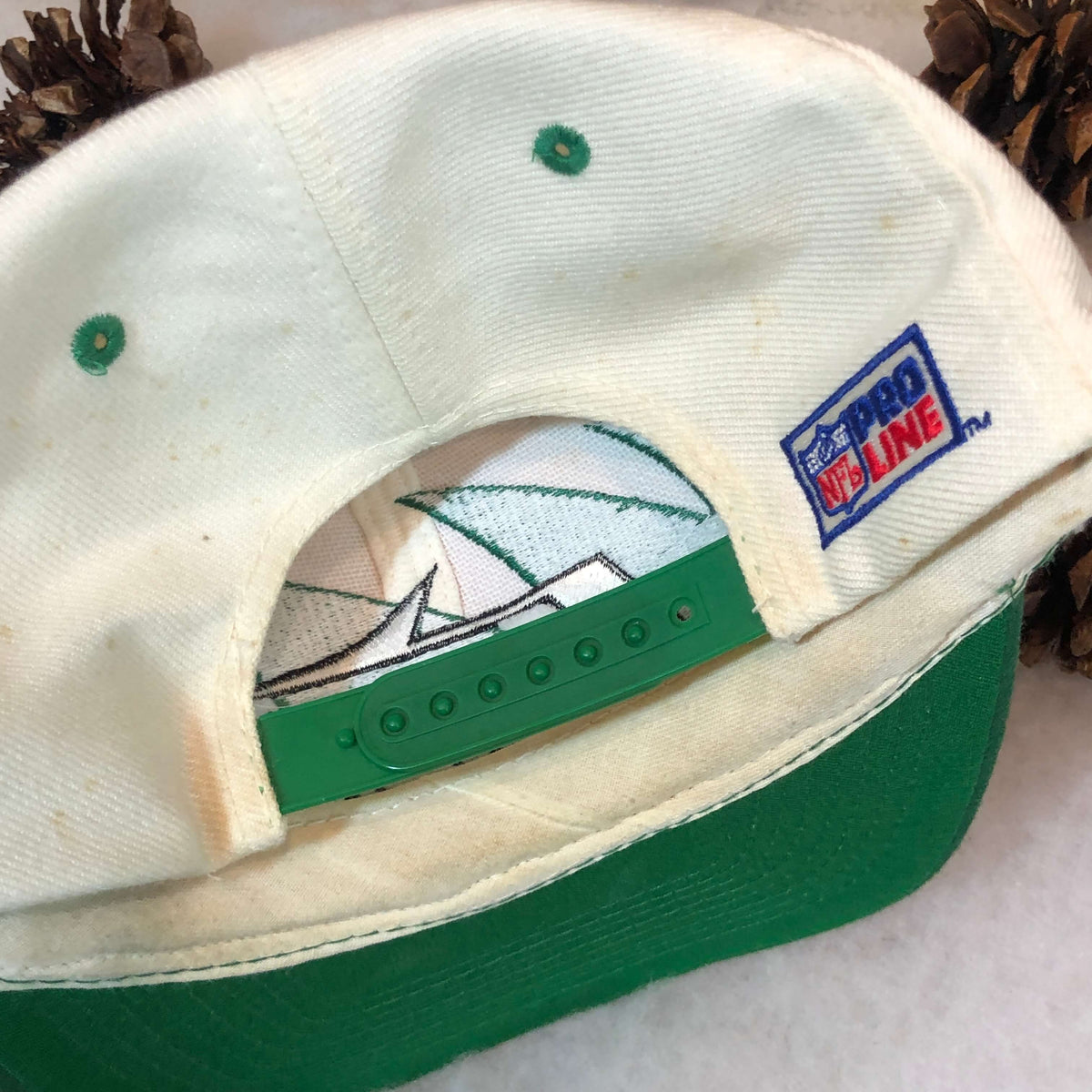 New York Jets Shark Tooth Snap Back Hat Vintage Style Brand New