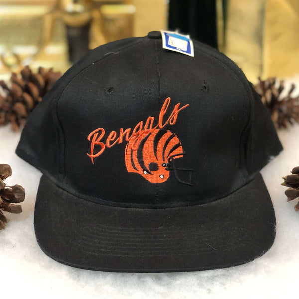 Vintage Deadstock NWT NFL Cincinnati Bengals AJD Twill Snapback Hat