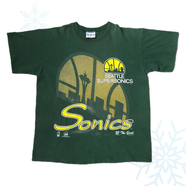 Vintage NBA Seattle Supersonics The Game T-Shirt (L)