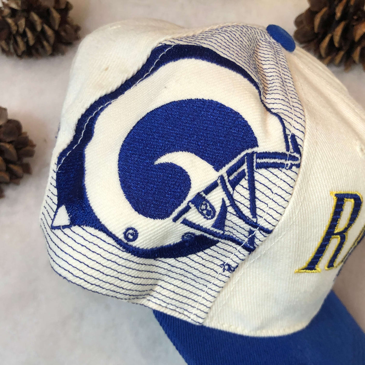 Los Angeles Rams Vintage Sports Specialties Laser Snapback Cap Hat –  thecapwizard