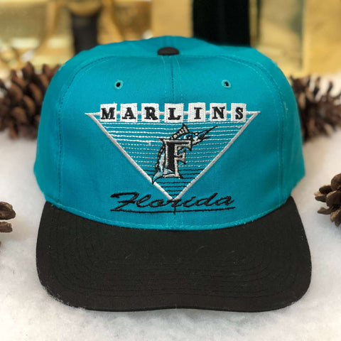 Vintage MLB Florida Marlins Annco Twill Snapback Hat