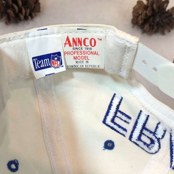Vintage Deadstock NWOT NFL Los Angeles Rams FRAM Annco Twill Snapback Hat