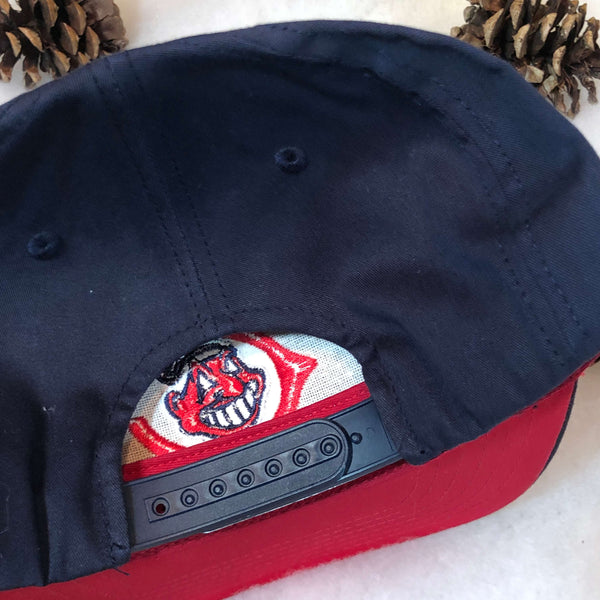 Vintage Deadstock NWT MLB Cleveland Indians American Needle Twill Snapback Hat