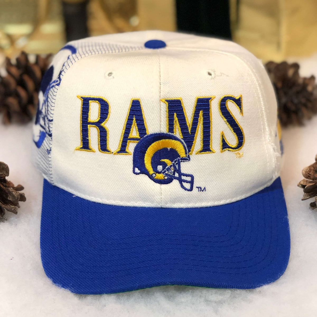 Vintage NFL Los Angeles Rams Sports Specialties Laser Snapback Hat