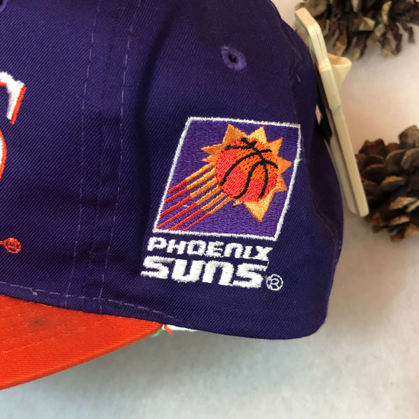 Vintage Deadstock NWOT NBA Phoenix Suns YoungAn Tri-Bar Twill Snapback Hat