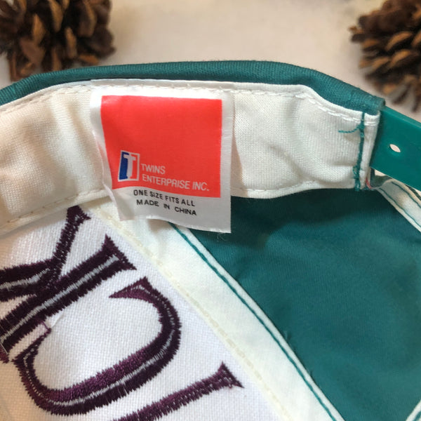 Vintage Deadstock NWOT NHL Anaheim Mighty Ducks Highway Twins Enterprise Snapback Hat