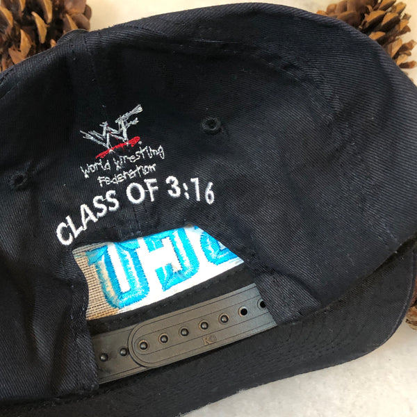 Vintage Deadstock NWOT WWF Stone Cold SCU University 3:16 Twill Snapback Hat