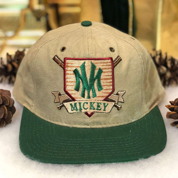 Vintage Deadstock NWT Disney Mickey Mouse Baseball Twill Snapback Hat