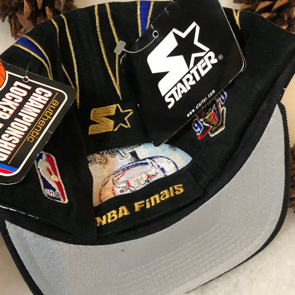 Vintage Deadstock NWT 1998 NBA Champions Chicago Bulls Starter Strapback Hat