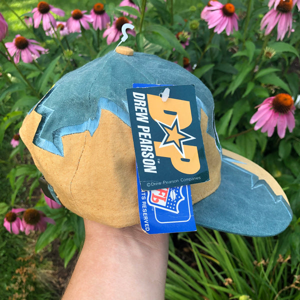 Vintage Deadstock NWT Drew Pearson Shockwave NFL Green Bay Packers Strapback Hat