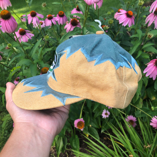 Vintage Deadstock NWT Drew Pearson Shockwave NFL Green Bay Packers Strapback Hat