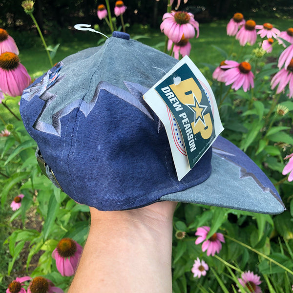 Vintage Deadstock NWT Drew Pearson Shockwave NCAA Auburn Tigers Strapback Hat