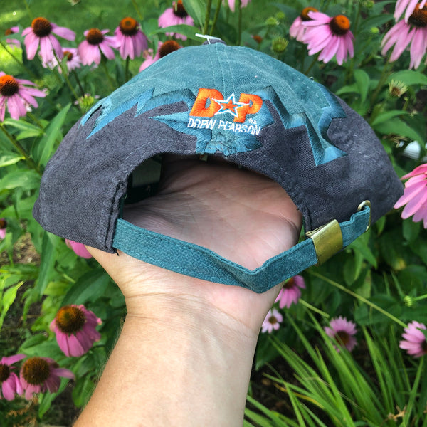 Vintage Deadstock NWT Drew Pearson Shockwave NCAA Miami Hurricanes Strapback Hat