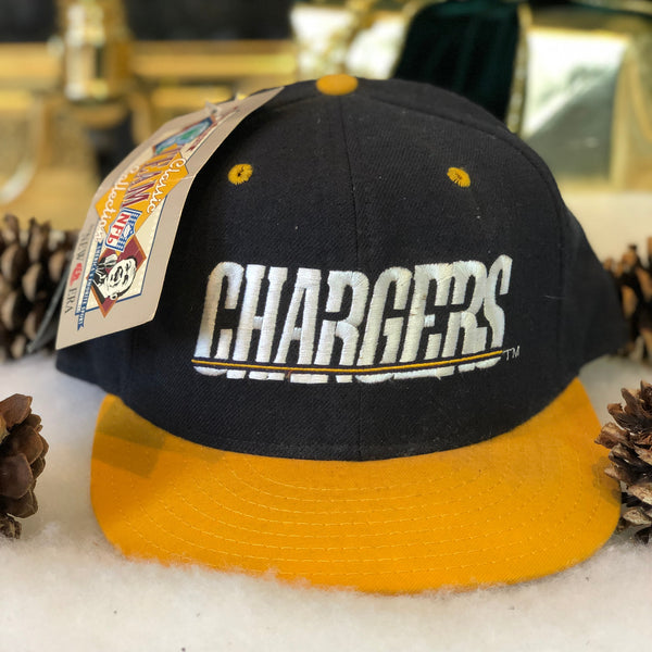 Vintage Deadstock NWT New Era NFL San Diego Chargers 100% Wool Fitted Hat