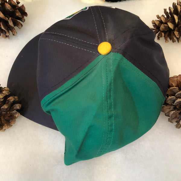 Vintage Deadstock NWOT Twins Enterprise NCAA Notre Dame Fighting Irish Big Logo Snapback Hat
