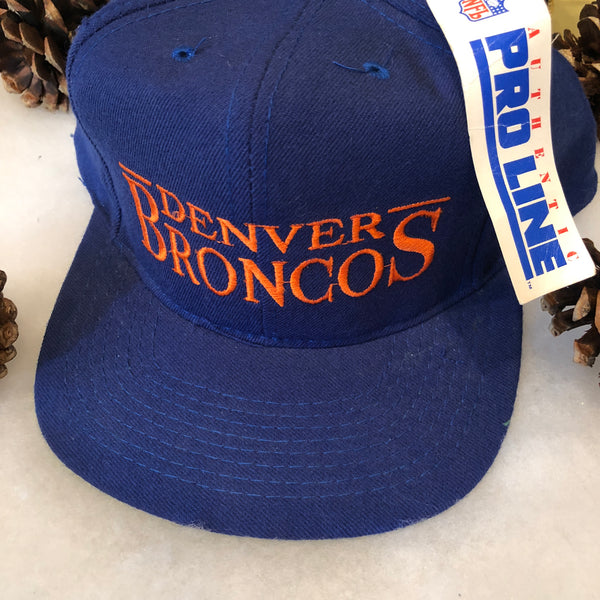 Vintage Deadstock NWT Annco NFL Pro Line Denver Broncos Snapback Hat