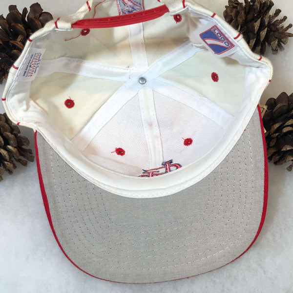 Vintage Deadstock NWT MLB St. Louis Cardinals Logo 7 Pinstripe Wool Snapback Hat