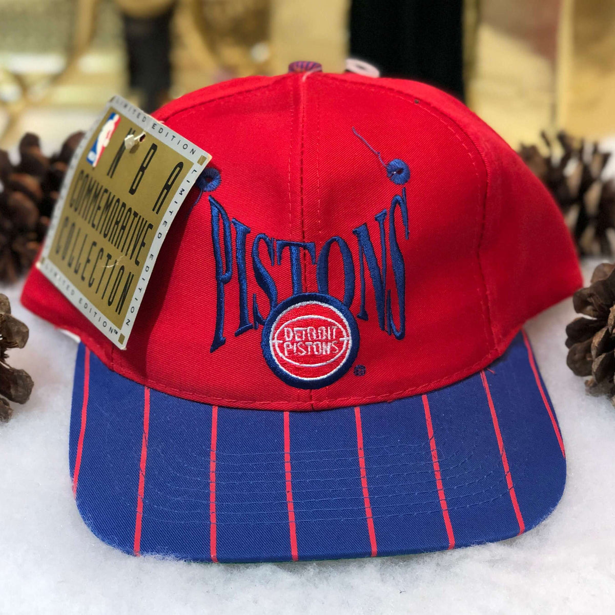 The Game, Accessories, Nwt Nos Vintage Detroit Pistons Collectors Series  Nba Snapback Hat Cap A39