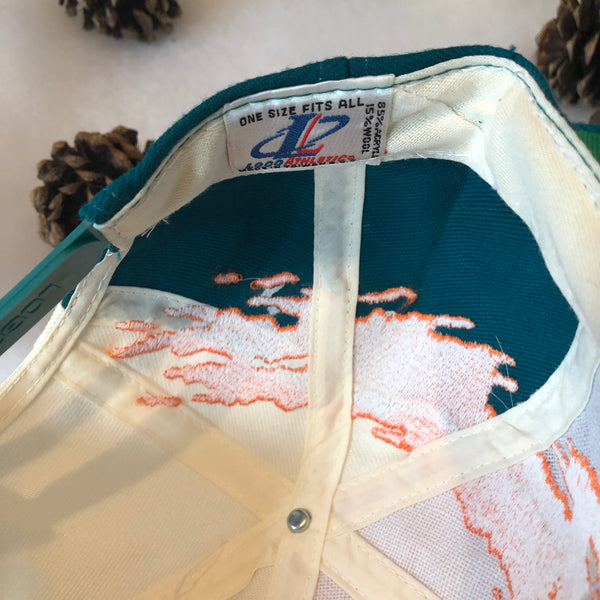Vintage Deadstock NWT Logo Athletic Splash NFL Miami Dolphins Snapback Hat